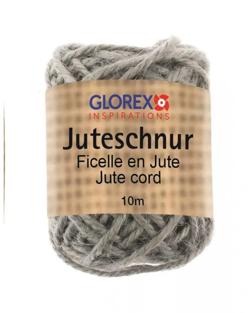 Juteschnur 10m grau - Kidis Art