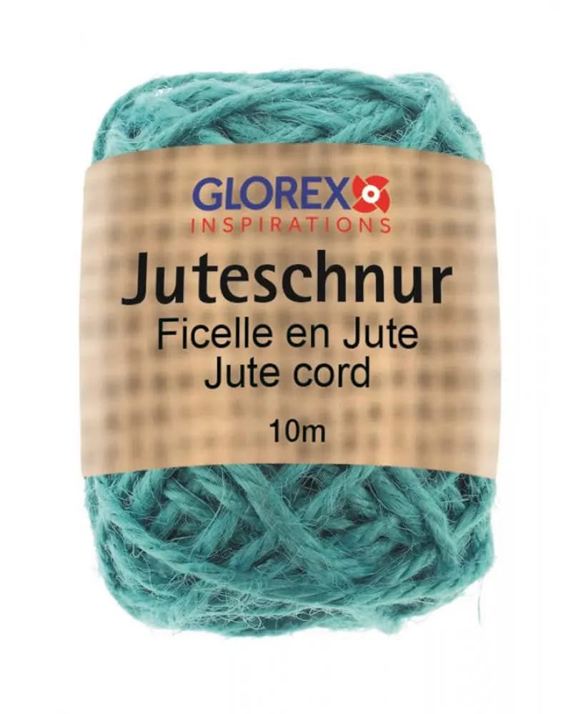Juteschnur 10m türkis - Kidis Art