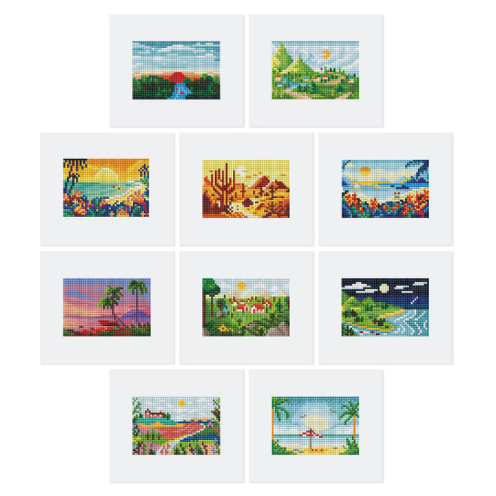 Mini-Serie Diamond Painting – Sommerlandschaften - Kidis Art