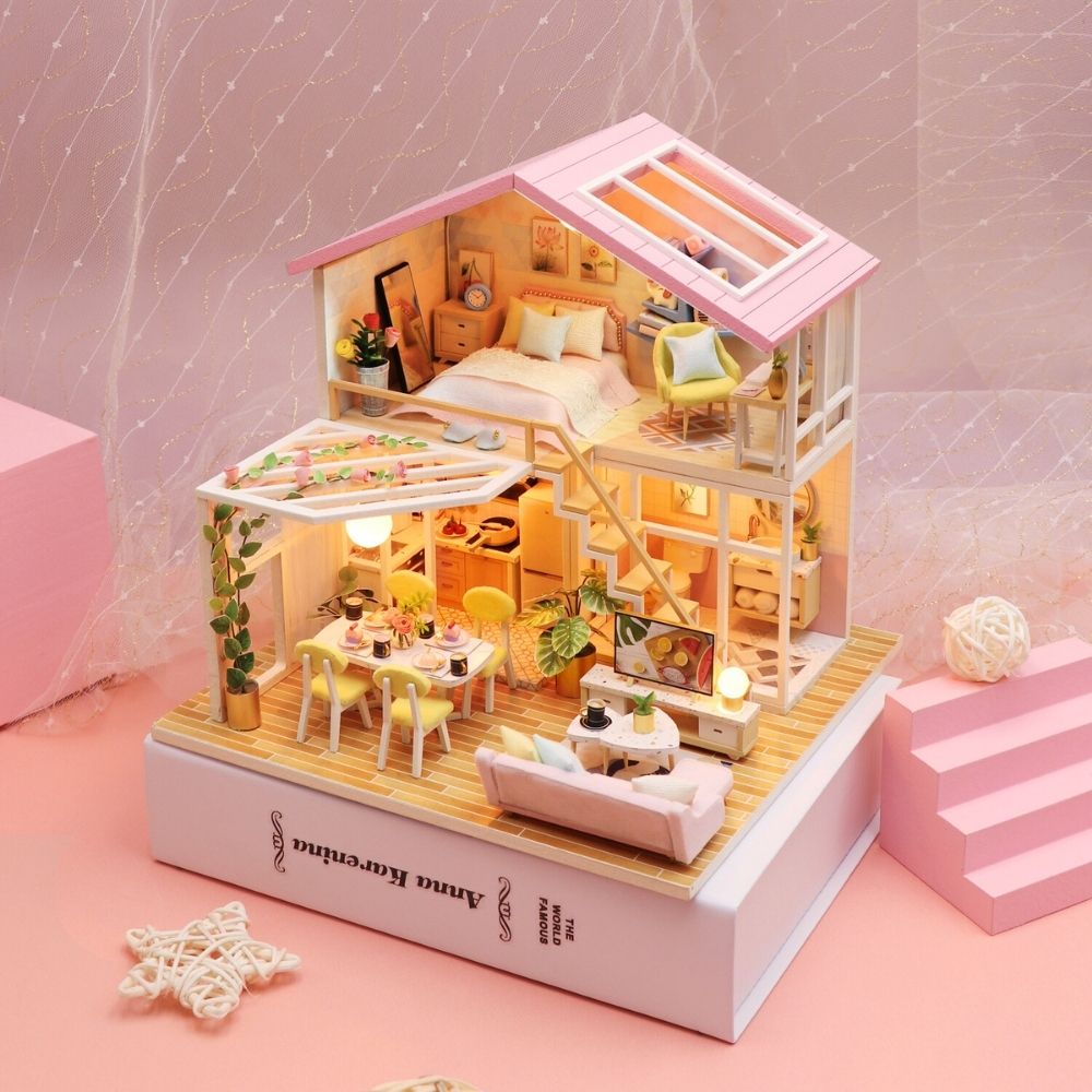 Miniaturhaus - Angenehmer Moment - Kidis Art