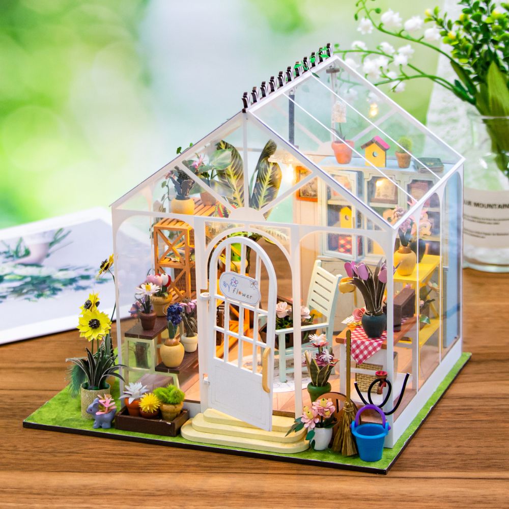 Miniaturhaus - Oder Sonnige Blume - Kidis Art