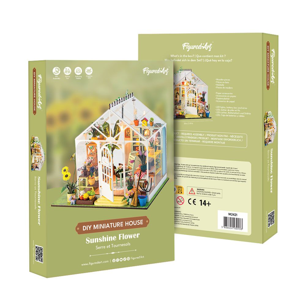Miniaturhaus - Oder Sonnige Blume - Kidis Art