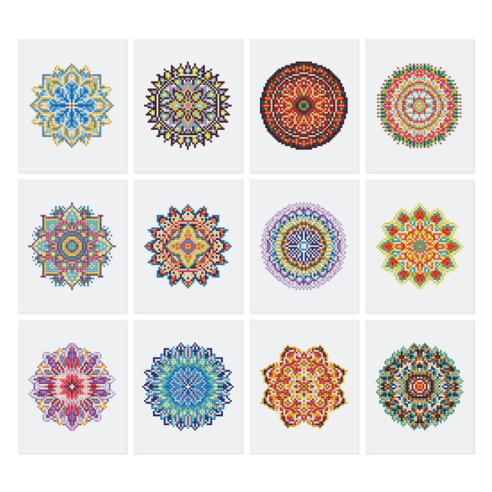 Mini-Serie Diamond Painting – Rosetten - Kidis Art