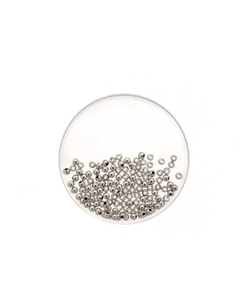 Metallic-Perle silberfb. 6mm - Kidis Art