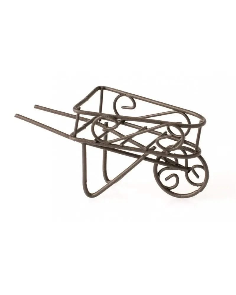 Mini-Gardening Schubkarre rost 8x3,5x4cm - Kidis Art
