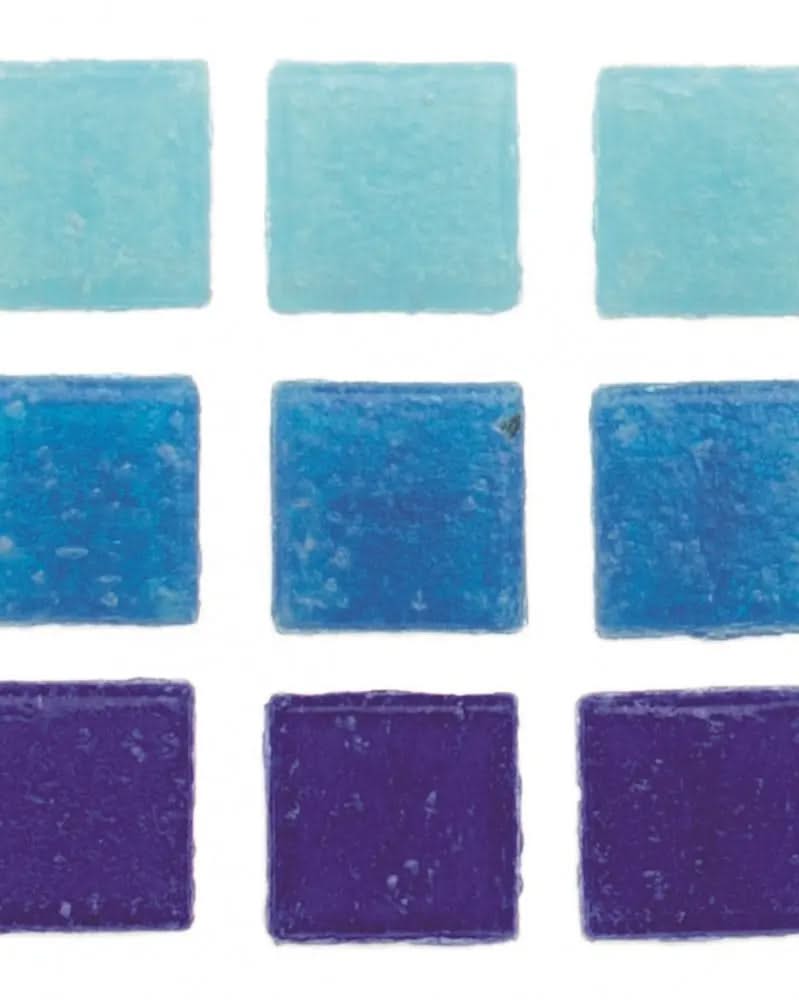Mosaik Starter-Kit 10mm 200g, blau sort. - Kidis Art