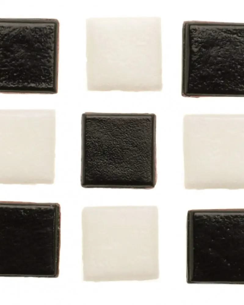 Mosaik Starter-Kit 10mm 200g, schwarz/weiss - Kidis Art
