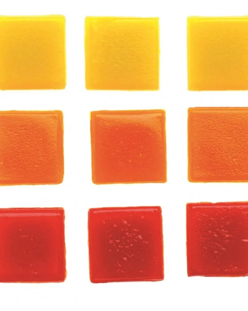 Mosaik Starter-Kit 20mm 200g rot/gelb/orange - Kidis Art