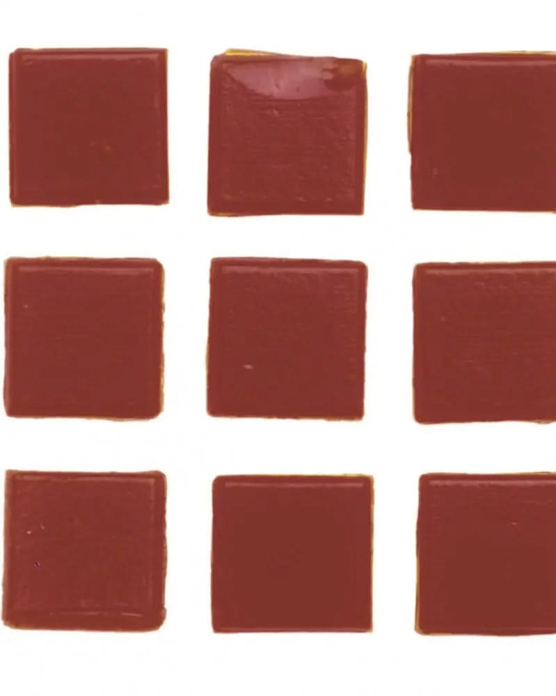 Mosaiksteine 20x20mm 100g dunkelrot - Kidis Art
