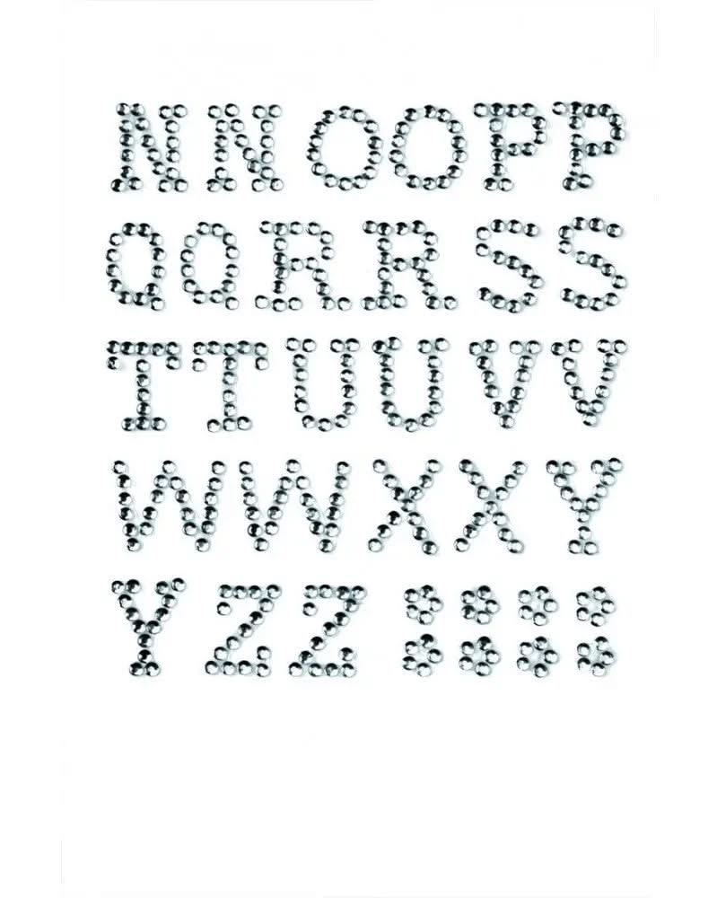 P&amp;D Buchstabe 13mm N-Z crystal selbstklebend (je 2 Stck) - Kidis Art