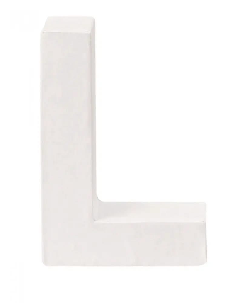 Papp-Buchstabe L 10x3,5cm FSC Mix - Kidis Art