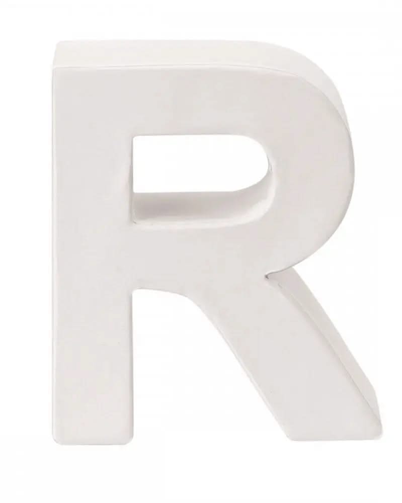 Papp-Buchstabe R 10x3,5cm FSC Mix - Kidis Art