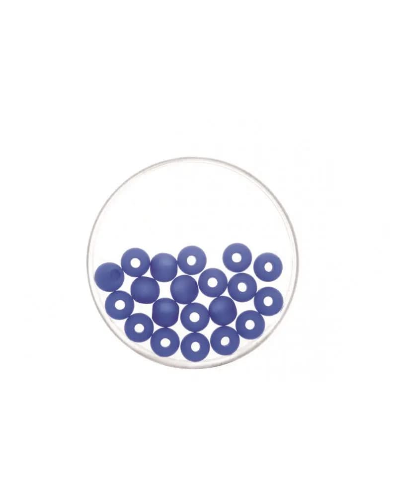 Perle 6mm Polaris matt 20St königsblau - Kidis Art