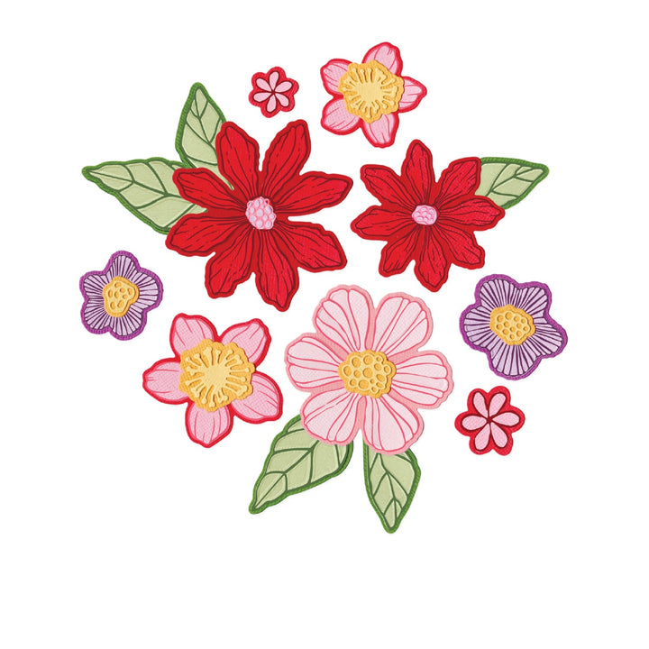 Clear Stamps 16er-Pack mit 35er-Pack Stanzschablonen Floral Layers 