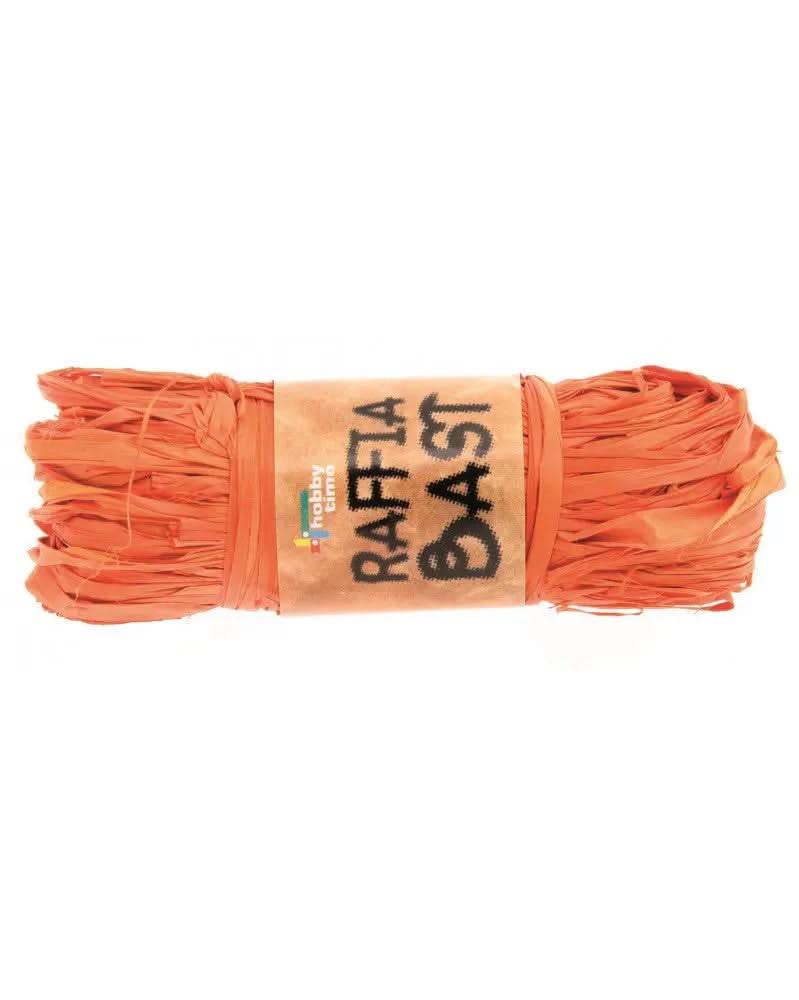 Raffia-Bast 50g orange - Kidis Art
