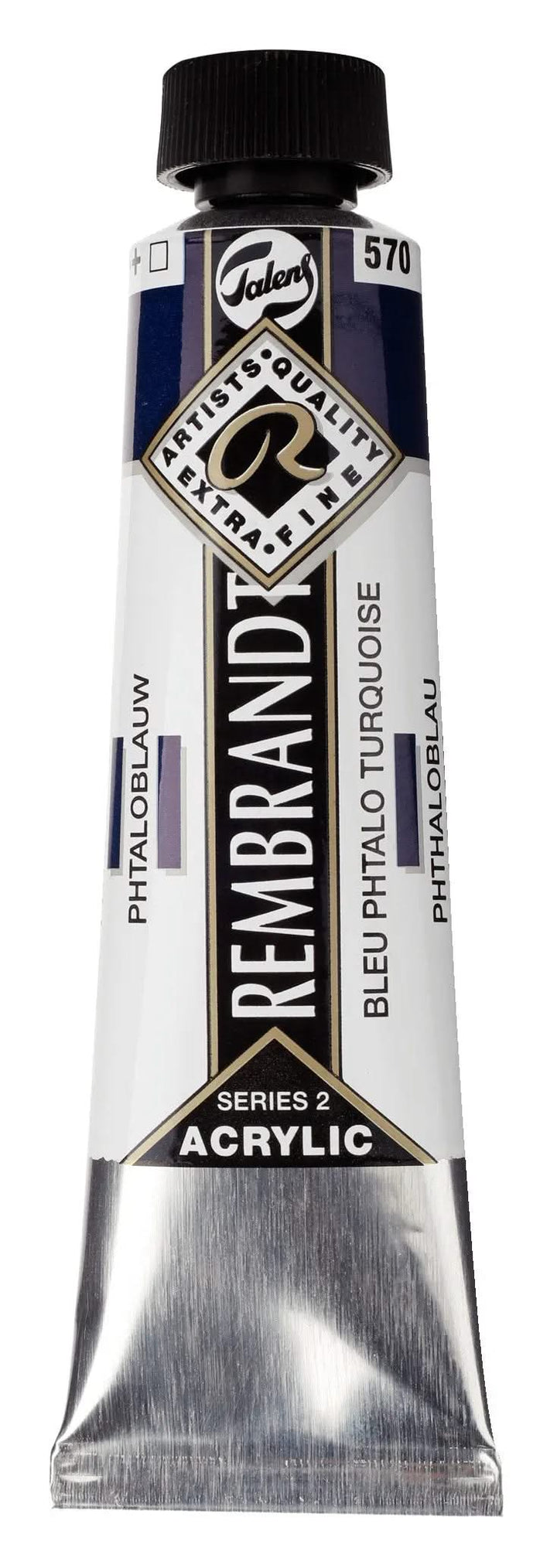 Rembrandt Acrylfarbe Tube 40 ml Phthaloblau 570 - Kidis Art