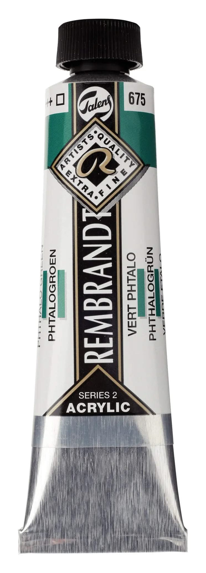 Rembrandt Acrylfarbe Tube 40 ml Phthalogrün 675 - Kidis Art