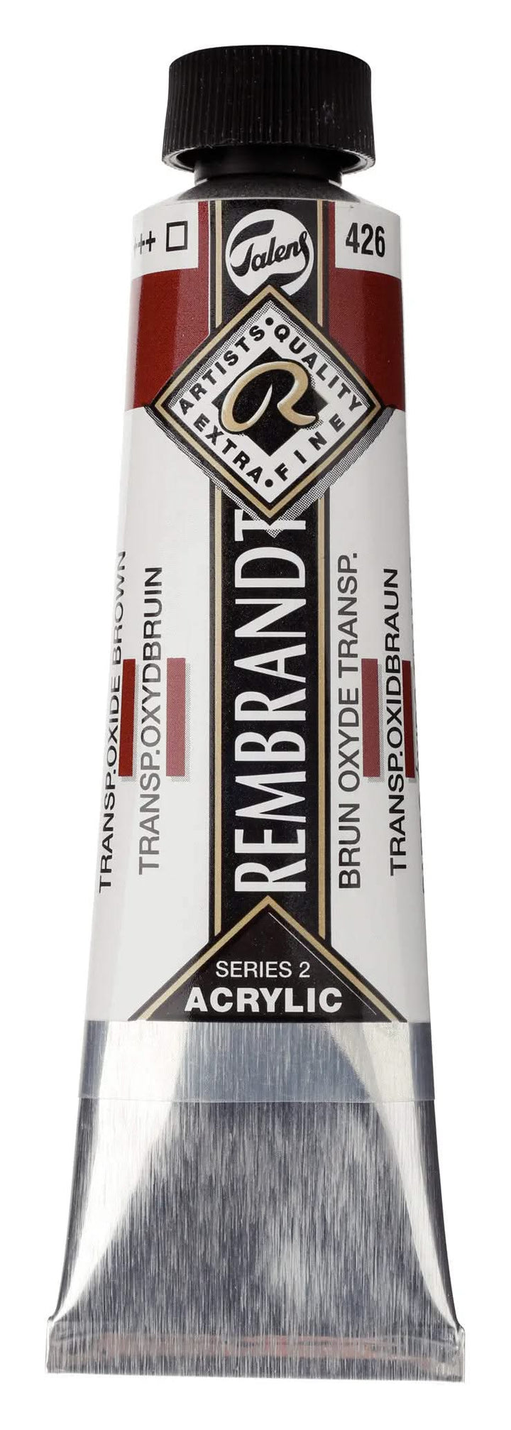 Rembrandt Acrylfarbe Tube 40 ml Transparentoxidbraun 426 - Kidis Art
