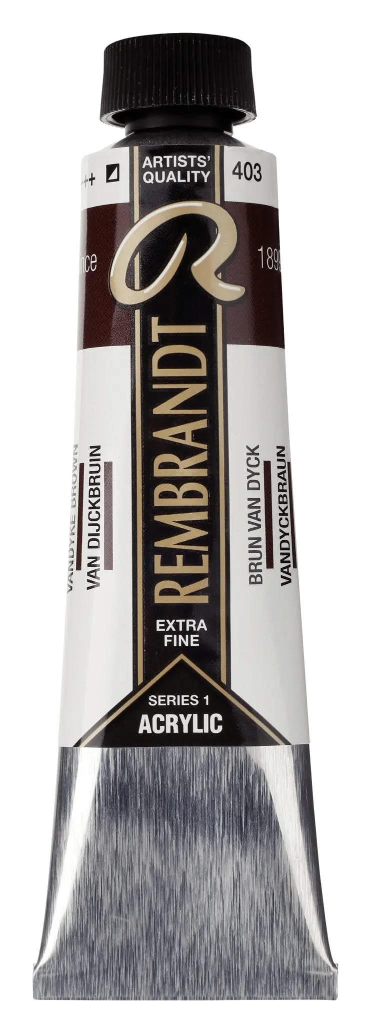 Rembrandt Acrylfarbe Tube 40 ml Vandyckbraun 403 - Kidis Art