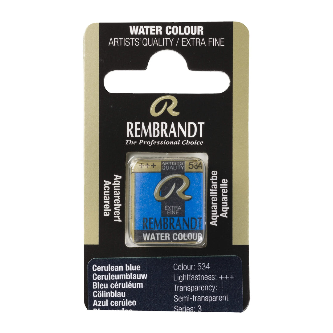 Rembrandt Aquarellfarbe Näpfchen Cölinblau 534 - Kidis Art