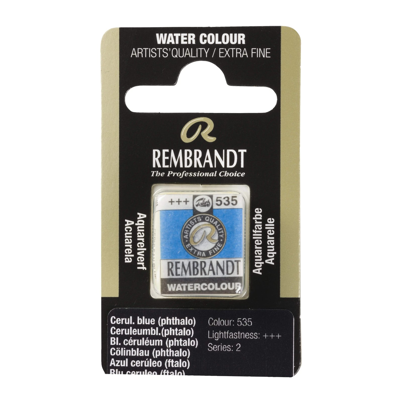 Rembrandt Aquarellfarbe Näpfchen Cölinblau (Phthalo) 535 - Kidis Art