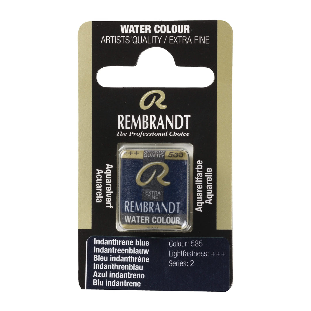 Rembrandt Aquarellfarbe Näpfchen Indanthrenblau 585 - Kidis Art