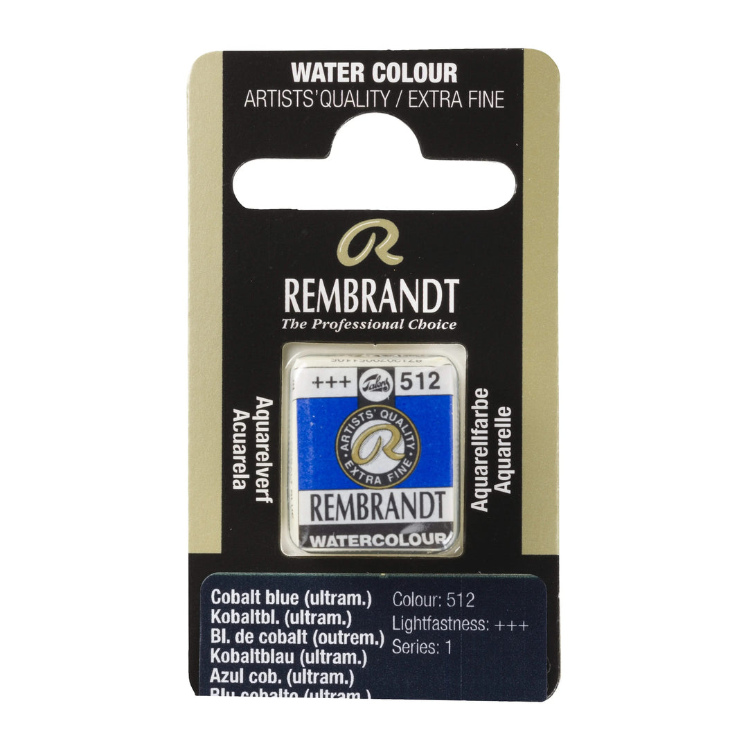 Rembrandt Aquarellfarbe Näpfchen Kobaltblau (Ultramarin) 512 - Kidis Art