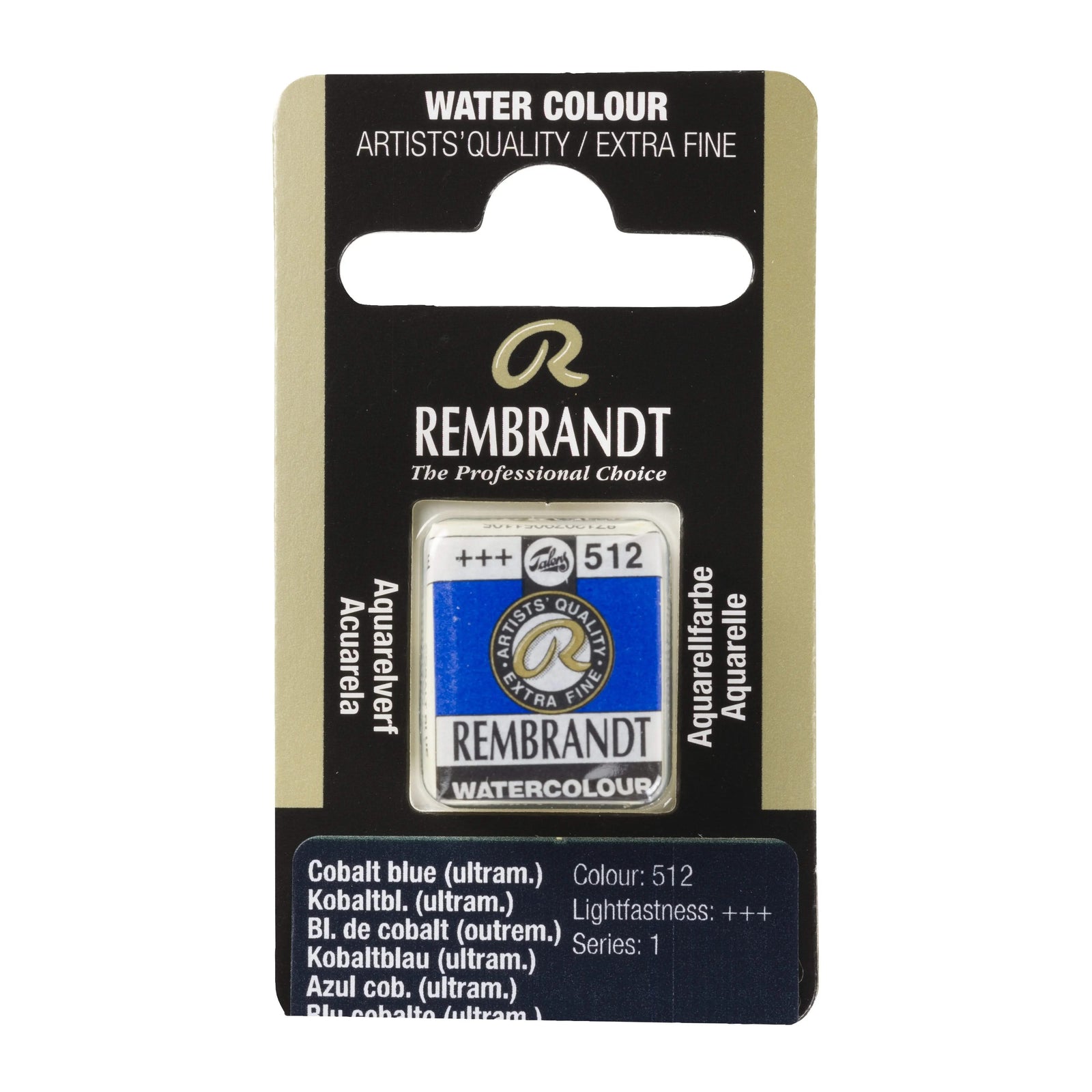 Rembrandt Aquarellfarbe Näpfchen Kobaltblau (Ultramarin) 512 - Kidis Art