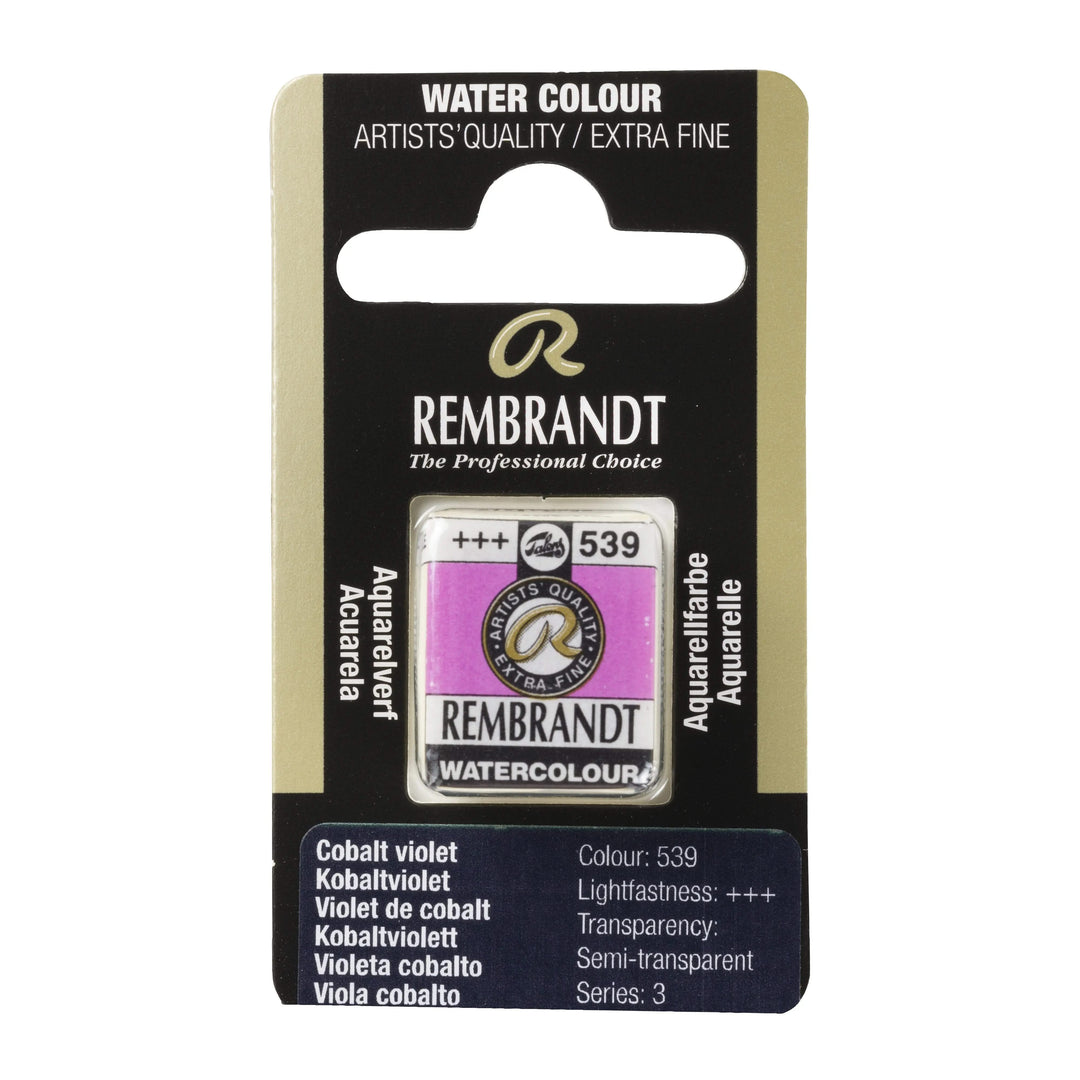 Rembrandt Aquarellfarbe Näpfchen Kobaltviolett 539 - Kidis Art