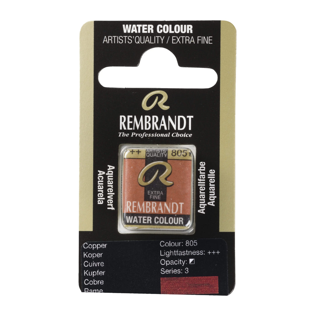 Rembrandt Aquarellfarbe Näpfchen Kupfer 805 - Kidis Art