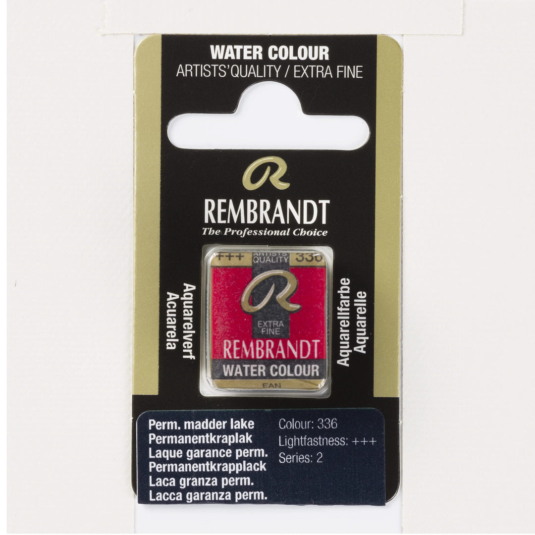 Rembrandt Aquarellfarbe Näpfchen Permanentkrapplack 336 - Kidis Art