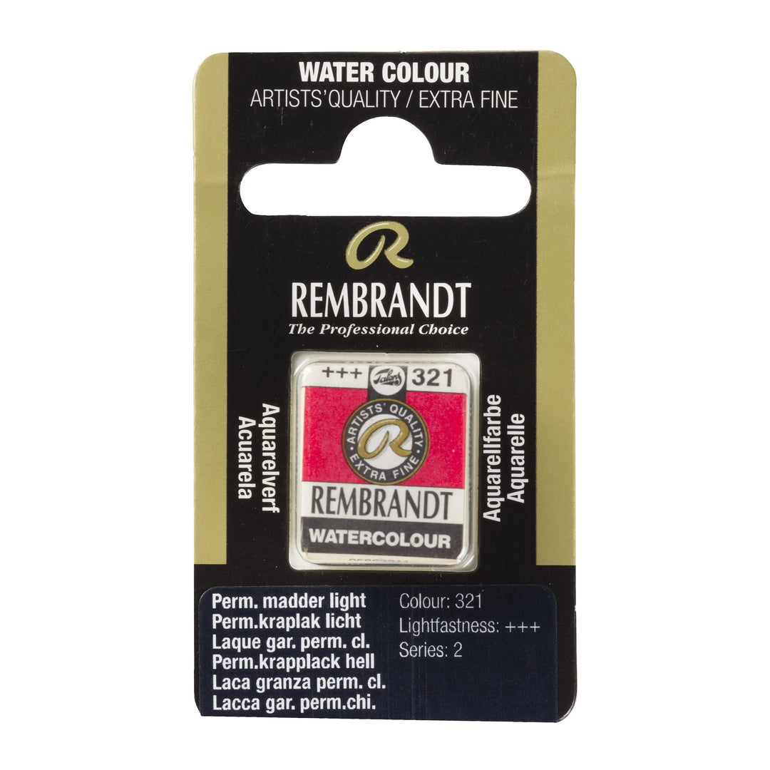Rembrandt Aquarellfarbe Näpfchen Permanentkrapplack Hell 321 - Kidis Art