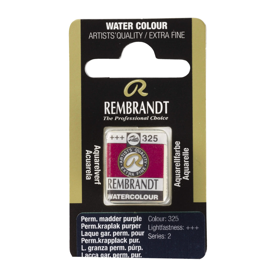 Rembrandt Aquarellfarbe Näpfchen Permanentkrapplack Purpur 325 - Kidis Art
