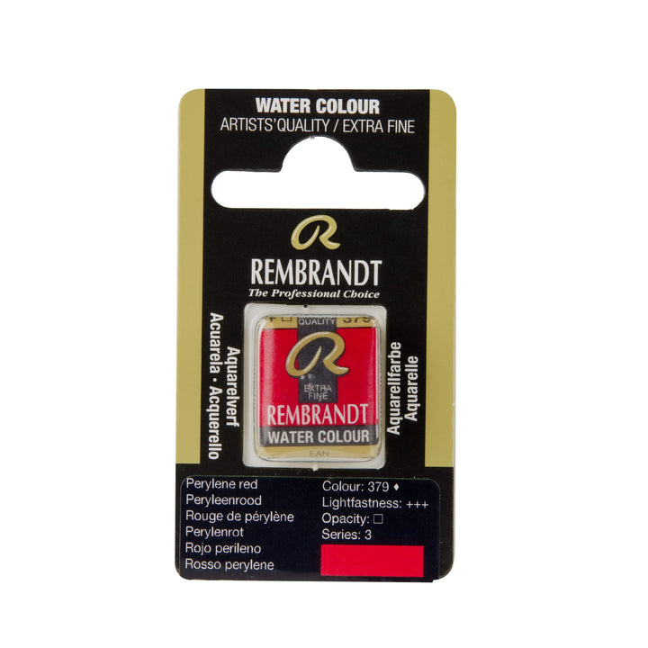 Rembrandt Aquarellfarbe Näpfchen Perylenrot 379 - Kidis Art