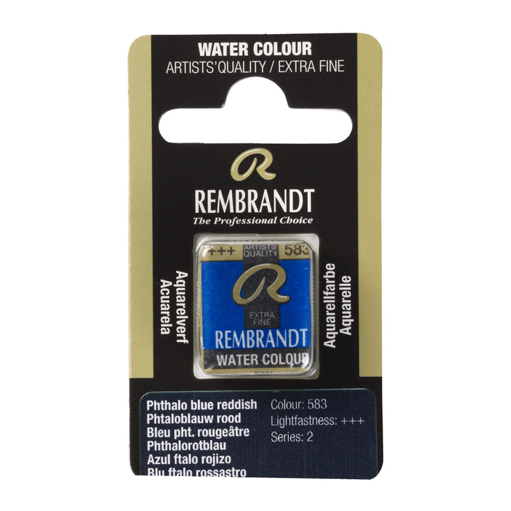 Rembrandt Aquarellfarbe Näpfchen Phthalorotblau 583 - Kidis Art