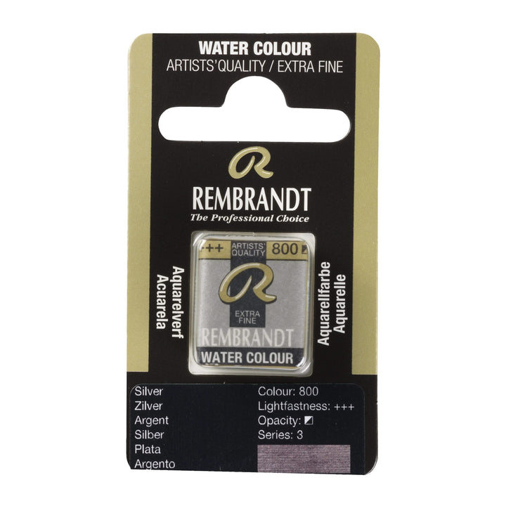 Rembrandt Aquarellfarbe Näpfchen Silber 800 - Kidis Art