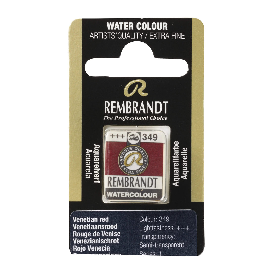 Rembrandt Aquarellfarbe Näpfchen Venezianischrot 349 - Kidis Art