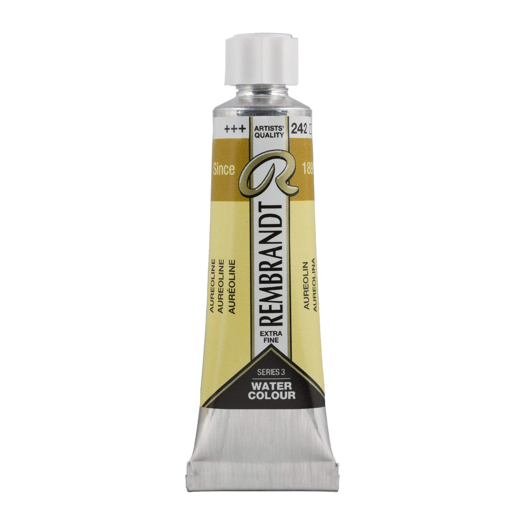 Rembrandt Aquarellfarbe Tube 10 ml Aureolin 242 - Kidis Art