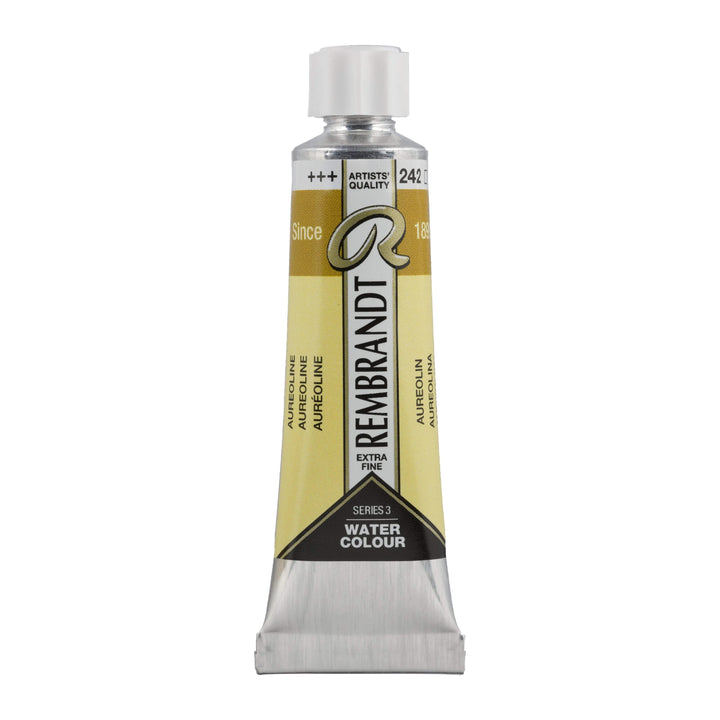 Rembrandt Aquarellfarbe Tube 10 ml Aureolin 242 - Kidis Art