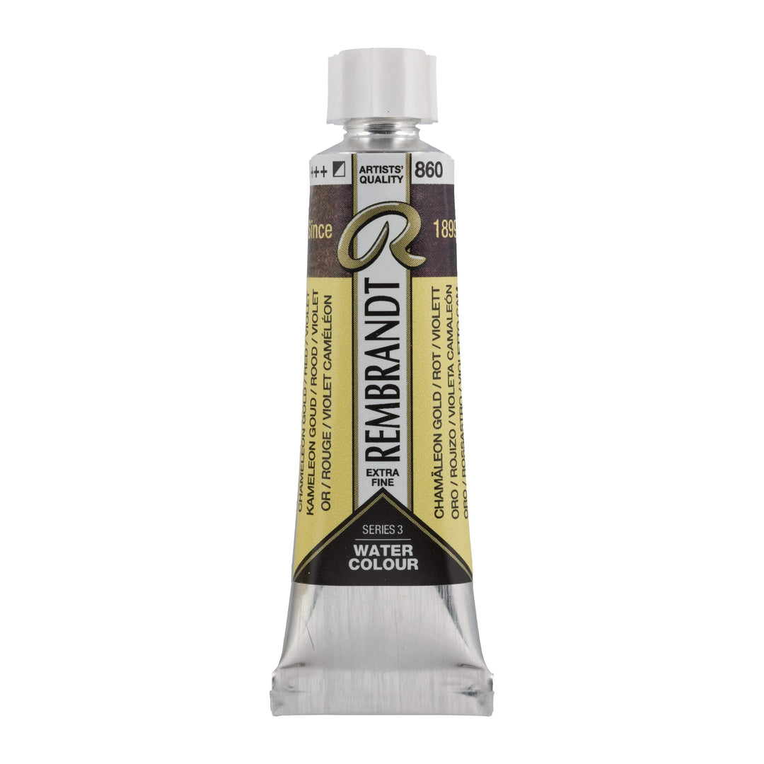 Rembrandt Aquarellfarbe Tube 10 ml Chamäleon Gold/Rot/Violett 860 - Kidis Art