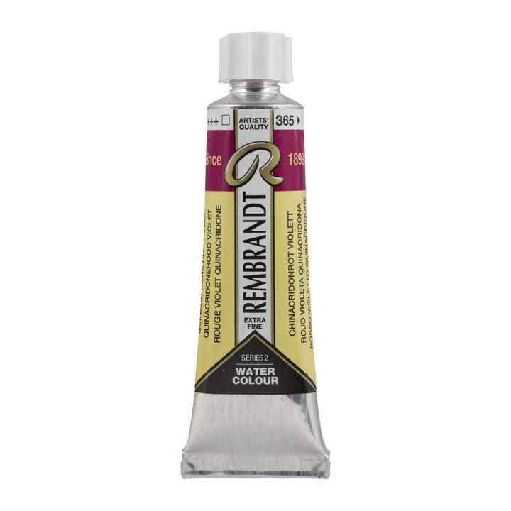 Rembrandt Aquarellfarbe Tube 10 ml Chinacridonrot Violett 365 - Kidis Art