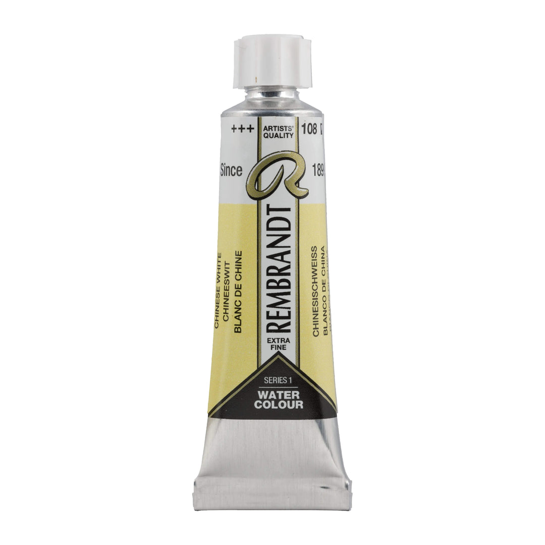 Rembrandt Aquarellfarbe Tube 10 ml Chinesischweiß 108 - Kidis Art
