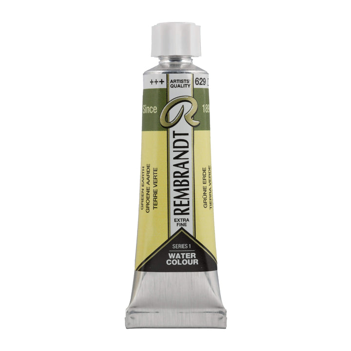Rembrandt Aquarellfarbe Tube 10 ml Grüne Erde 629 - Kidis Art