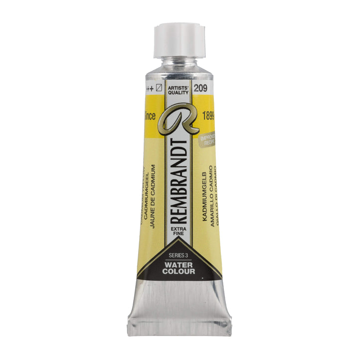 Rembrandt Aquarellfarbe Tube 10 ml Kadmiumgelb 209 - Kidis Art