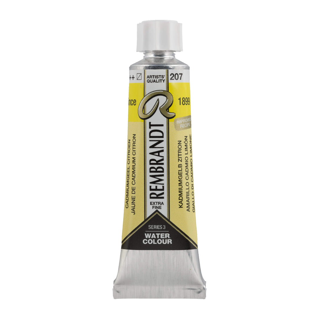 Rembrandt Aquarellfarbe Tube 10 ml Kadmiumgelb Zitrone 207 - Kidis Art