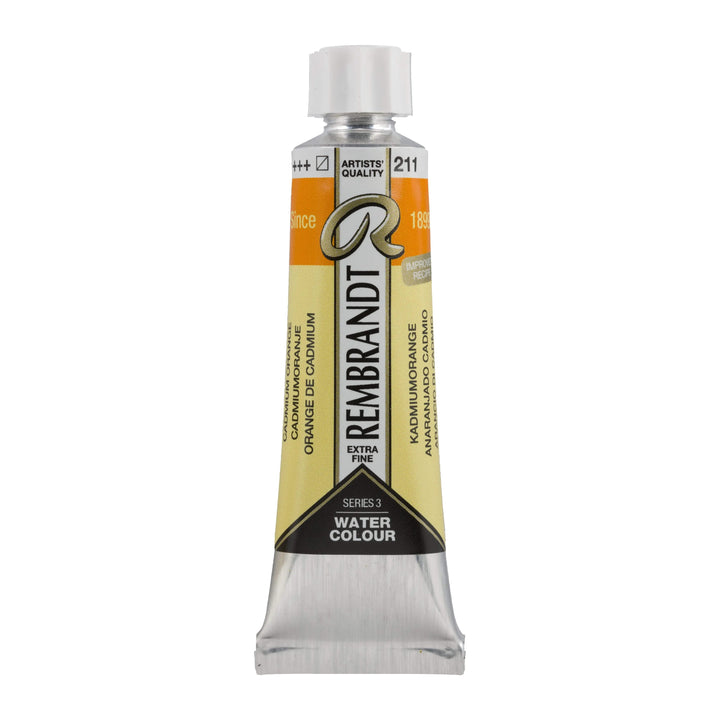 Rembrandt Aquarellfarbe Tube 10 ml Kadmiumorange 211 - Kidis Art