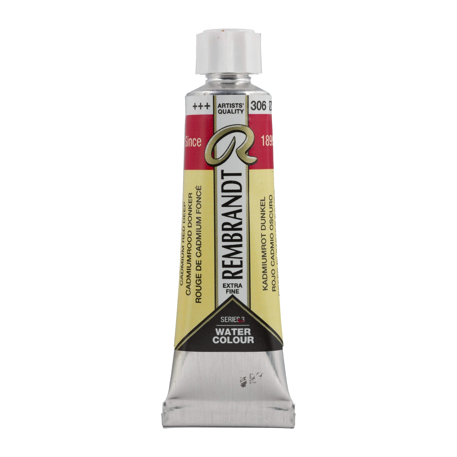 Rembrandt Aquarellfarbe Tube 10 ml Kadmiumrot Dunkel 306 - Kidis Art