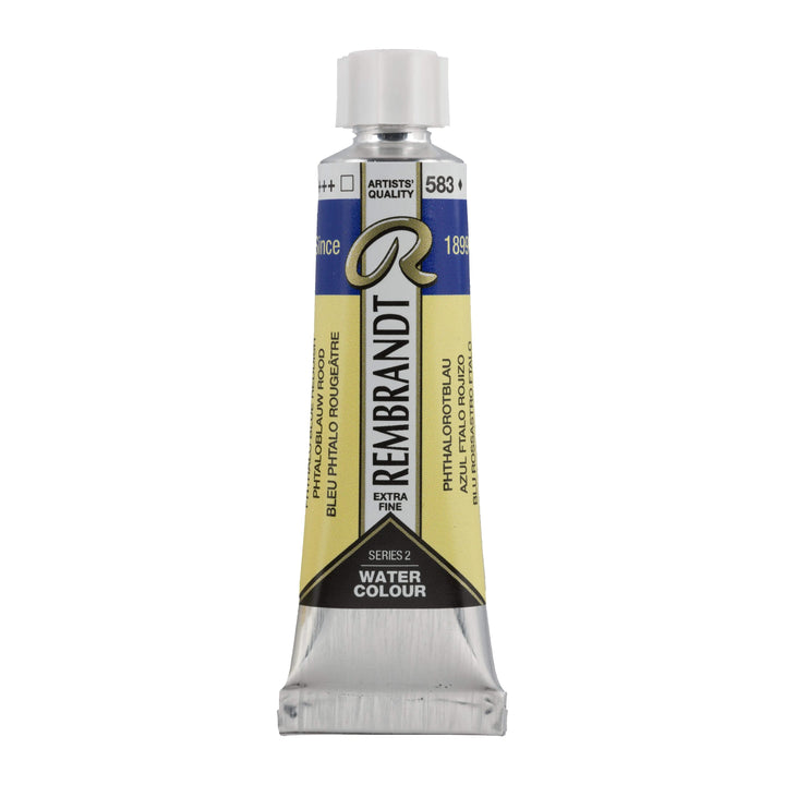 Rembrandt Aquarellfarbe Tube 10 ml Phthalorotblau 583 - Kidis Art