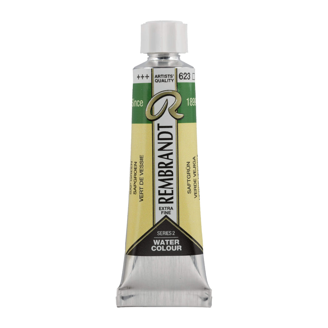 Rembrandt Aquarellfarbe Tube 10 ml Saftgrün 623 - Kidis Art
