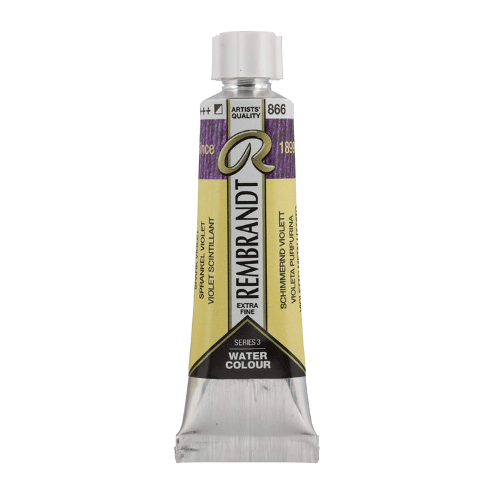 Rembrandt Aquarellfarbe Tube 10 ml Schimmernd Violett 866 - Kidis Art